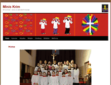 Tablet Screenshot of minis.pfarre-krim.at